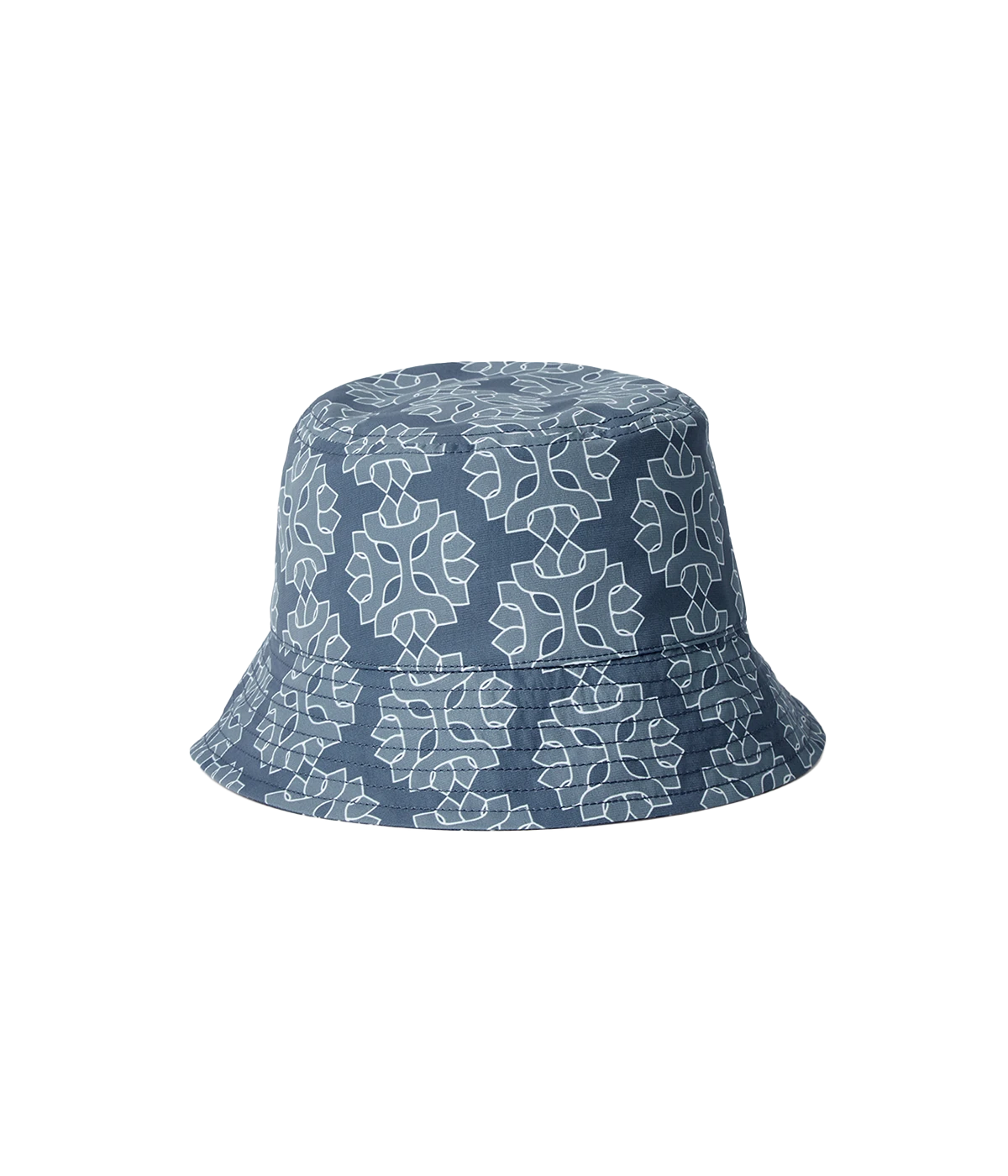 Leandro Medalhao Print Bucket Hat in Summer Nights & Cloud Blue