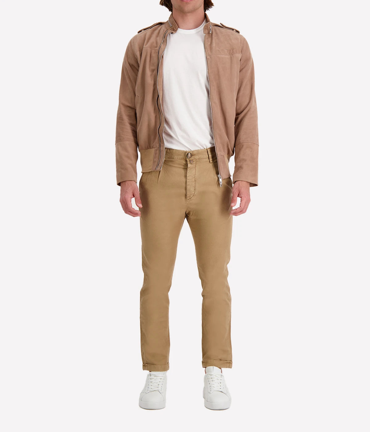 *FINAL SALE* Leather Jacket in Opale