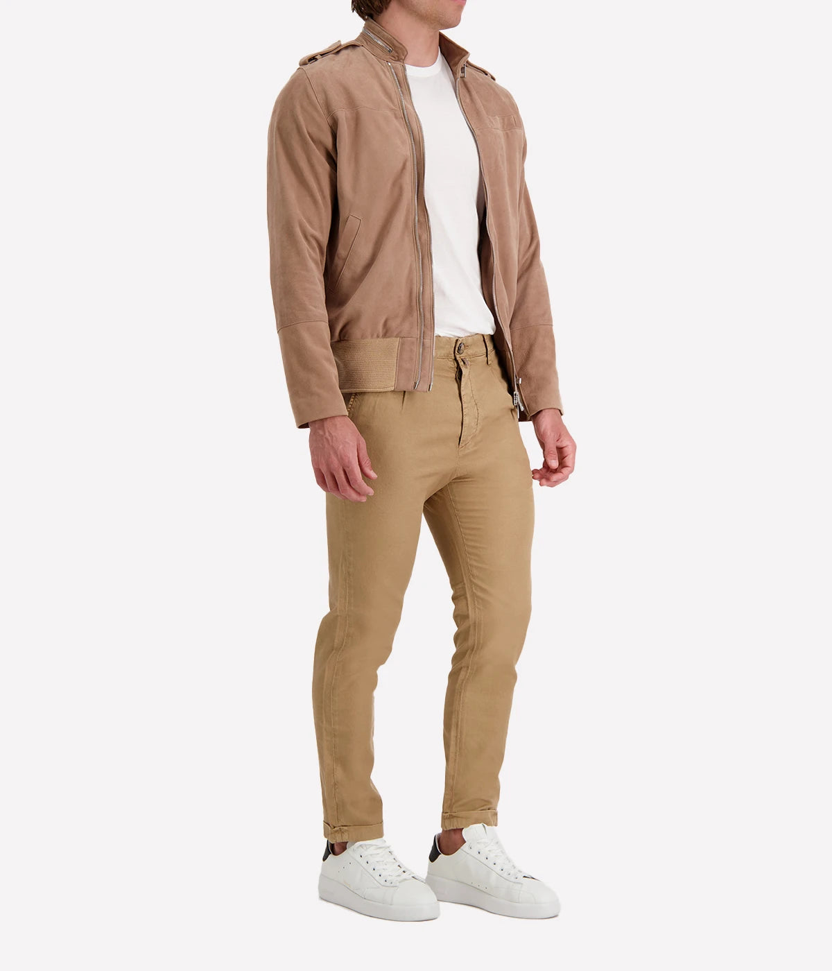 *FINAL SALE* Leather Jacket in Opale