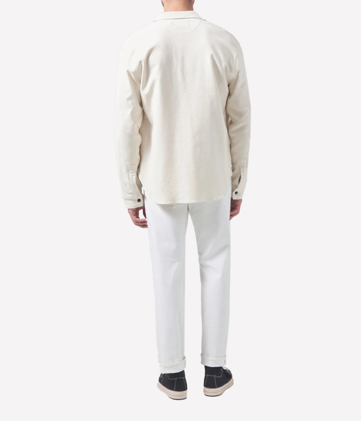 Citizens of Humanity London jeans in a crisp white wash, featuring a slim, tapered fit with a comfortable feel through the hip and thigh. Crafted from a soft organic cotton blend for a sleek yet flexible finish.