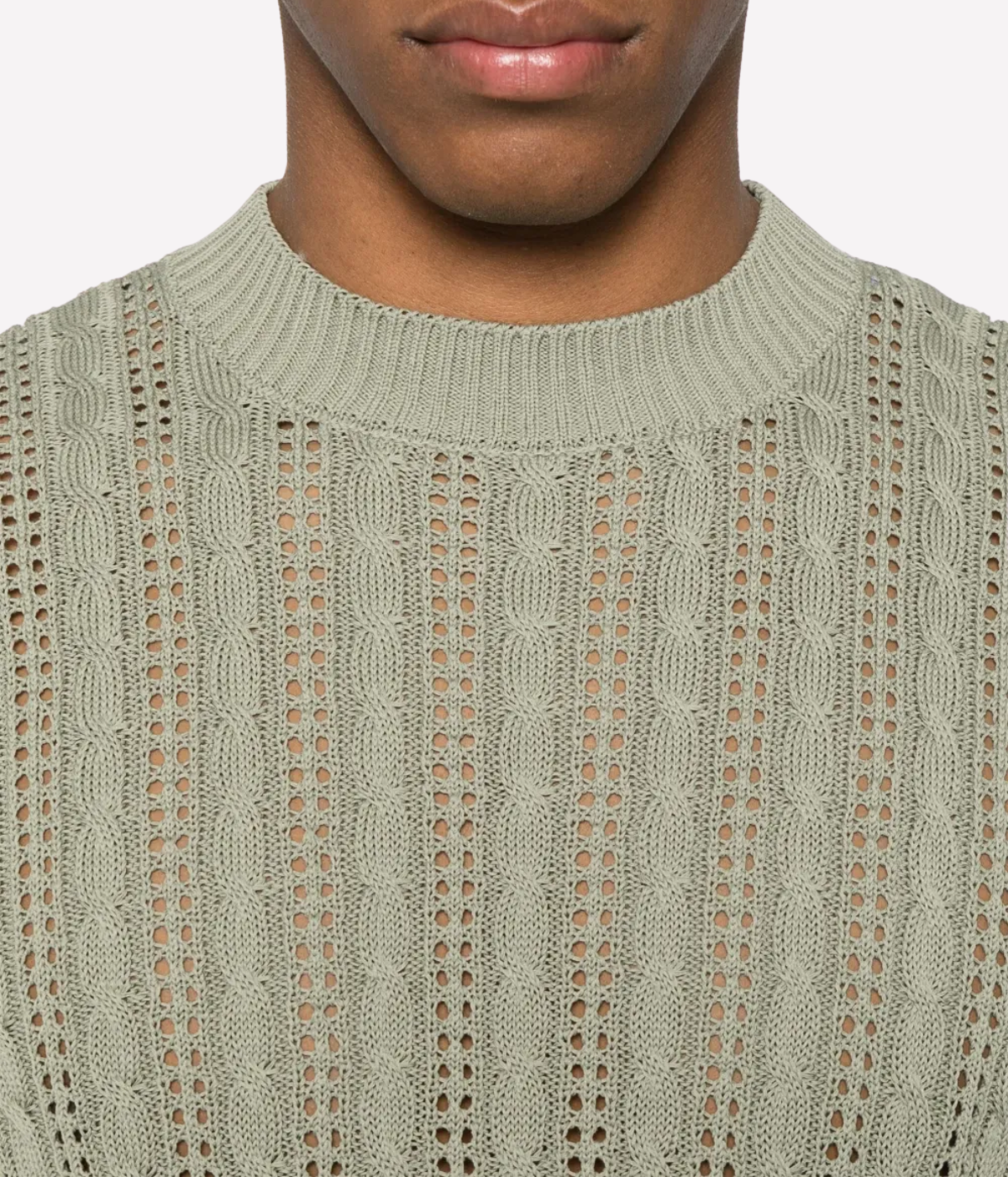 Long Sleeve Knit in Salvia