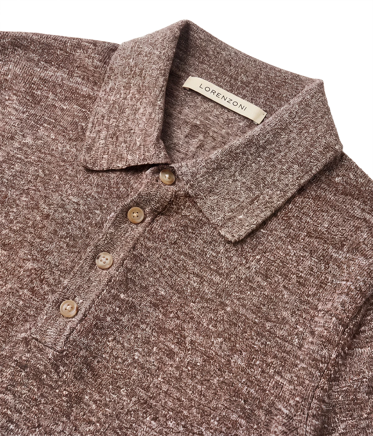 S/S Button Polo in 0350