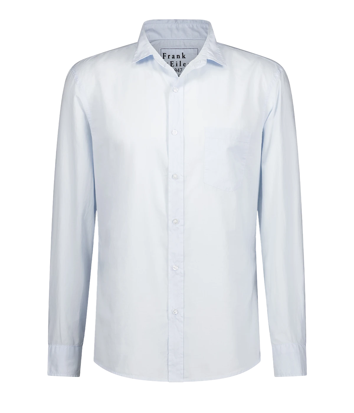Luke Woven Shirt in Shirting Blue Poplin