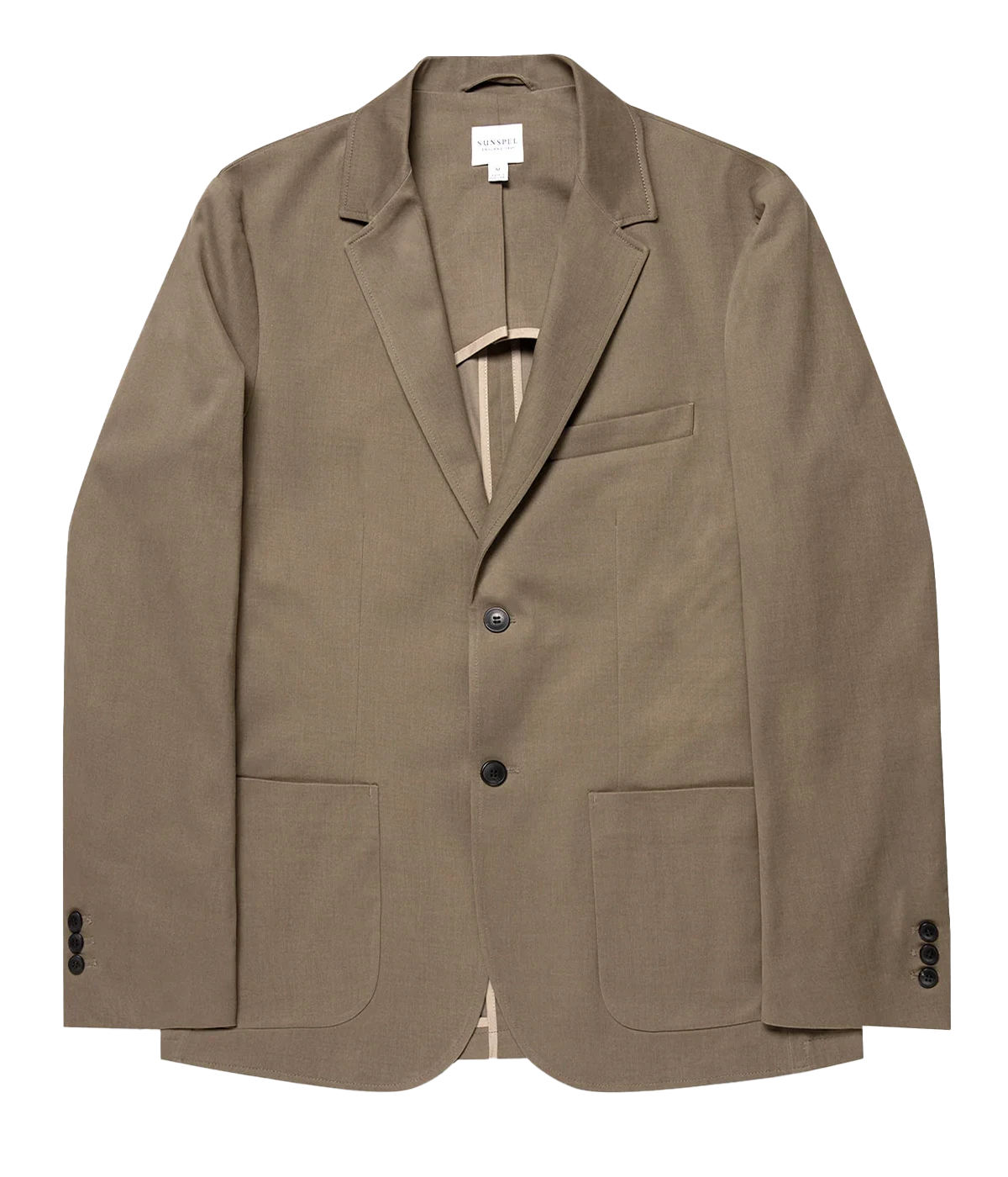 *FINAL SALE* Brushed Cotton Blazer in Sandstone