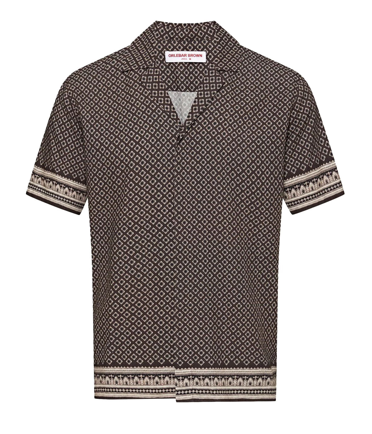 Maitan Solmio Print Shirt in Truffle