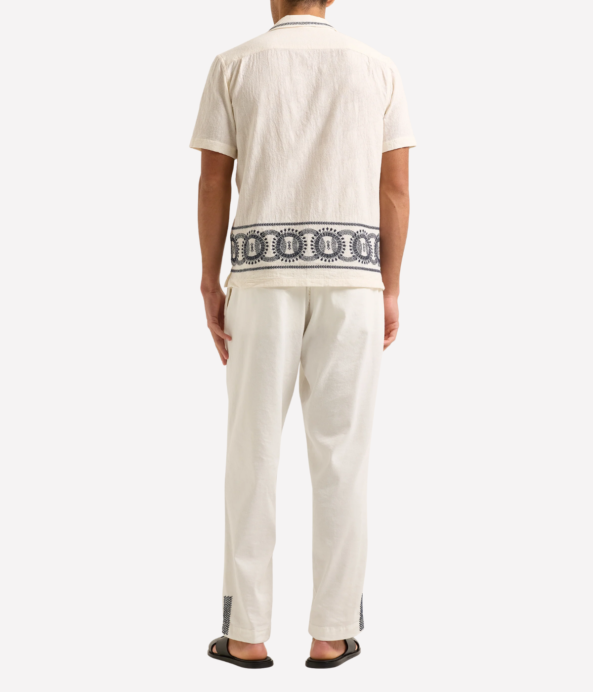 Maitan Cirqua Shirt in White Sands & Night Iris