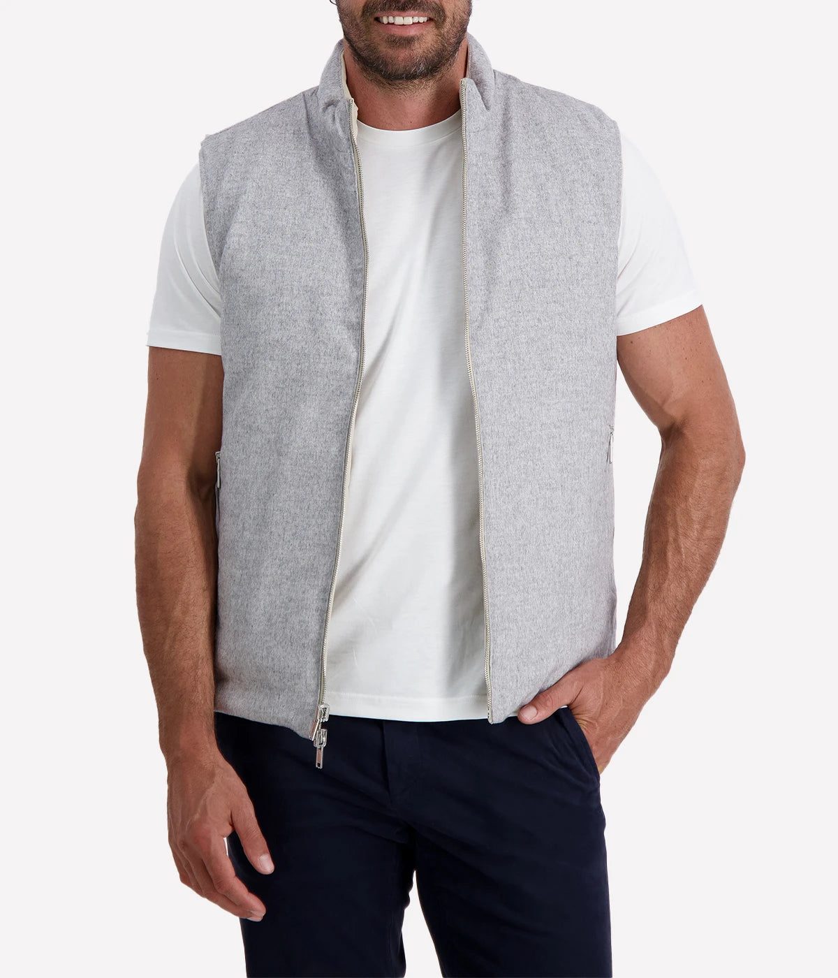 *FINAL SALE* Man Gilet in Sand