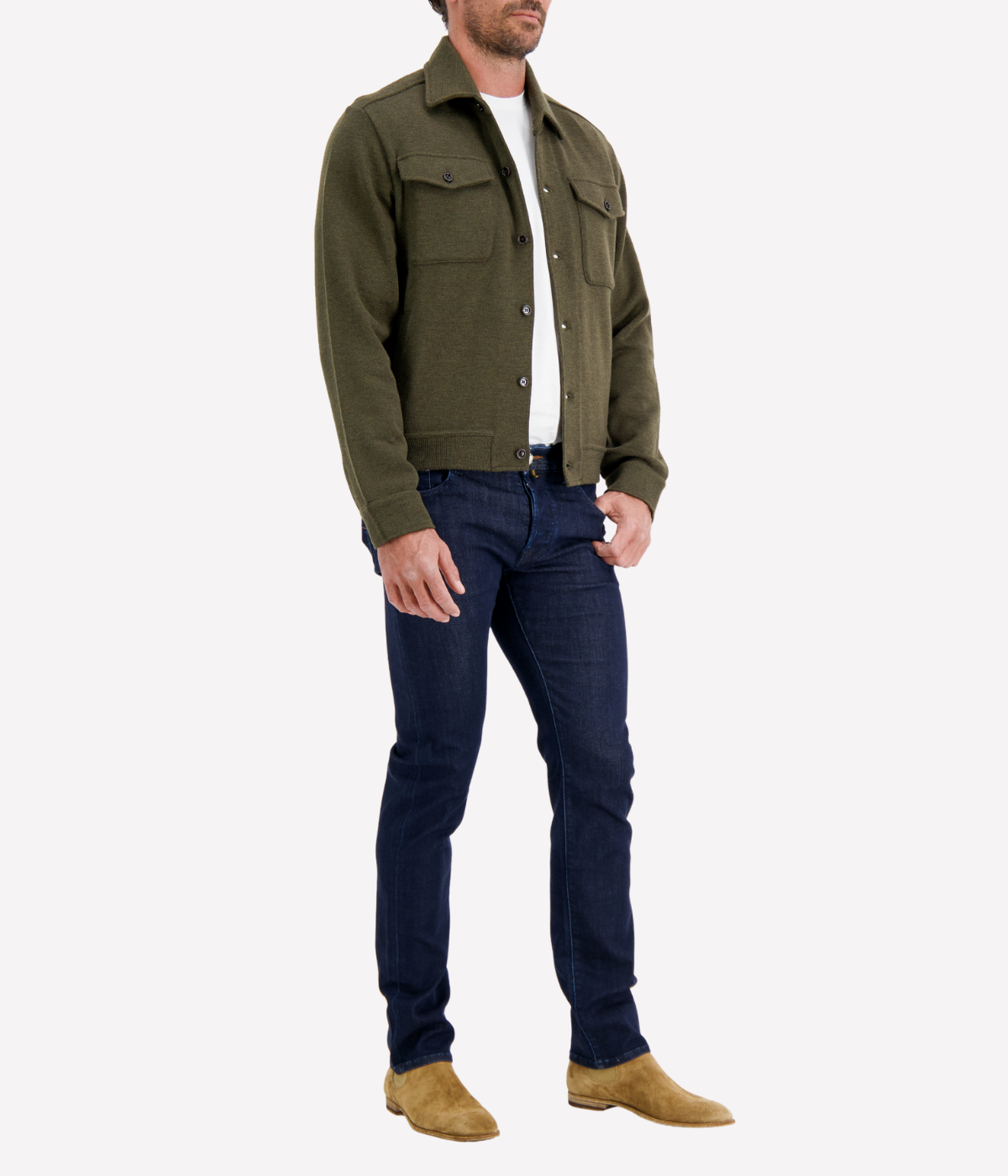 Man Knit Jacket 500