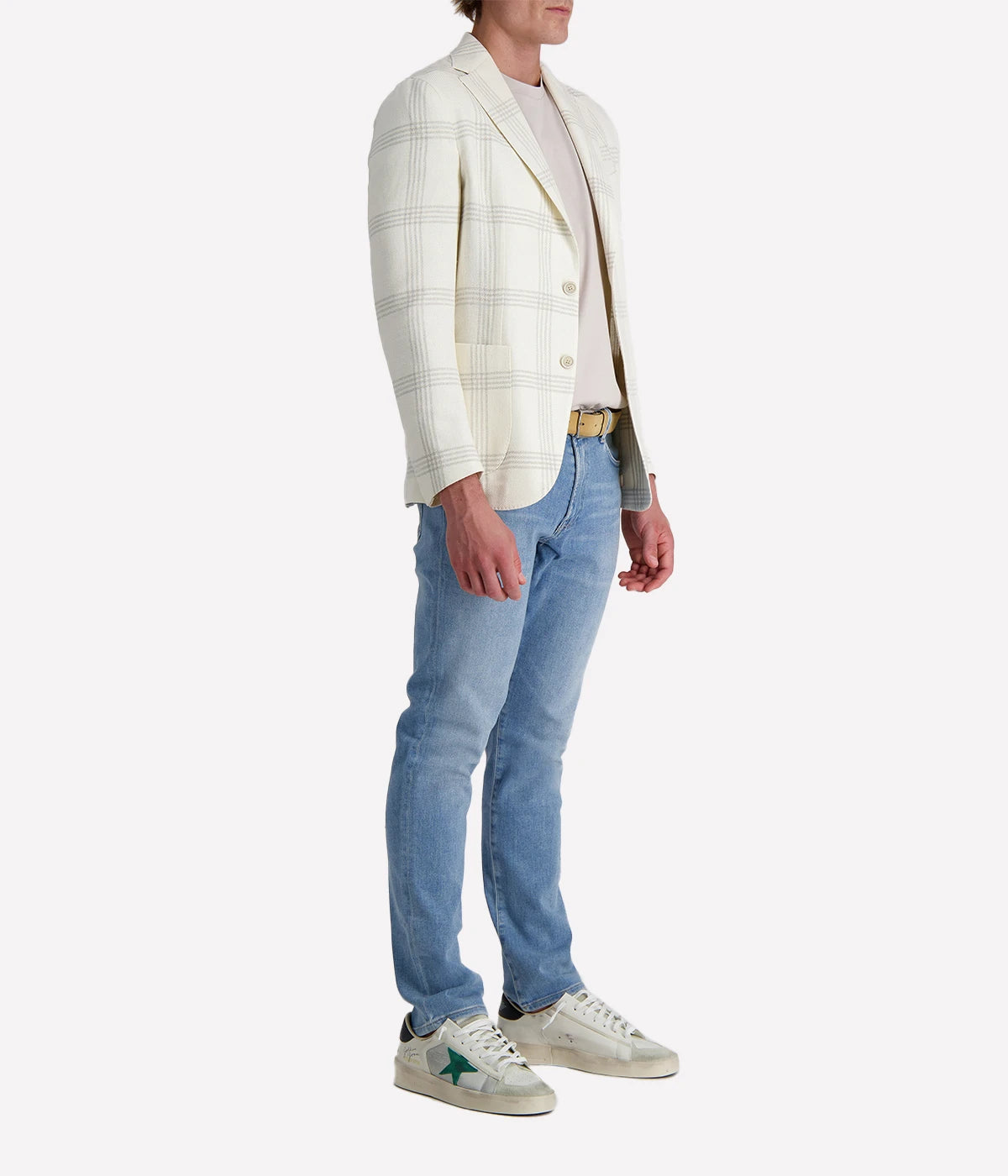 Mens Blazer in White