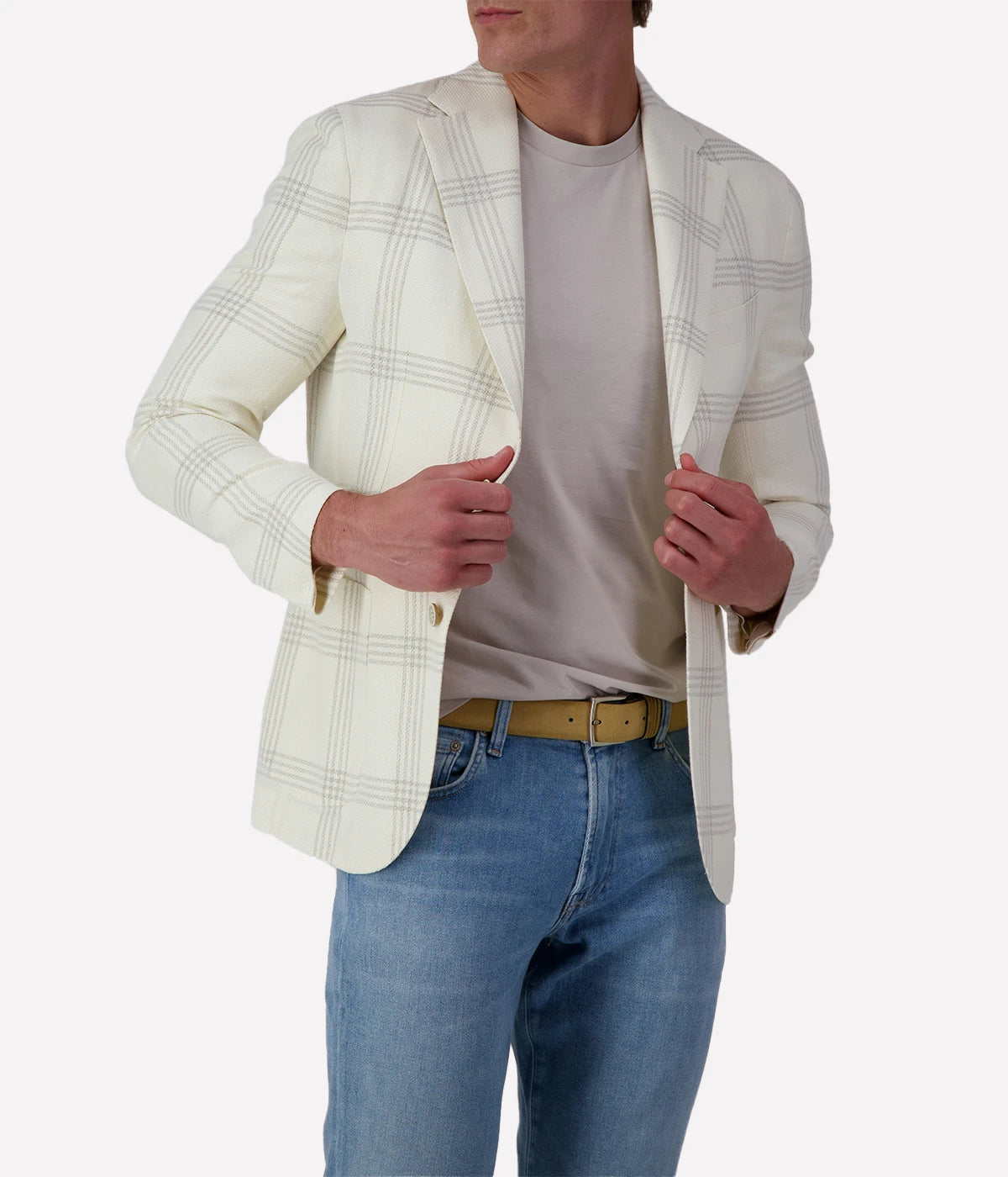 Mens Blazer in White