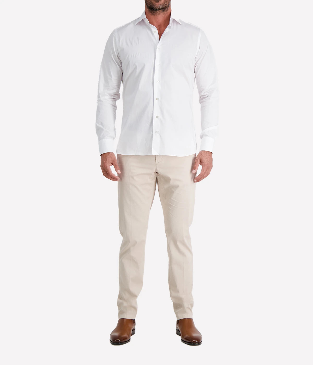 Mens Classic Shirt In 1 White