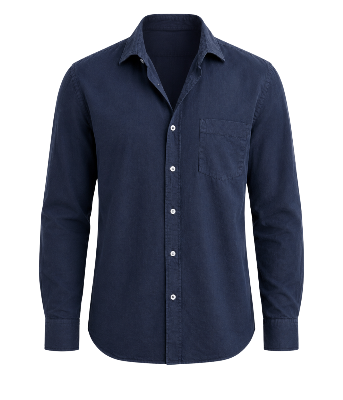 Paul Pat 01 Woven Shirt in Dark Navy