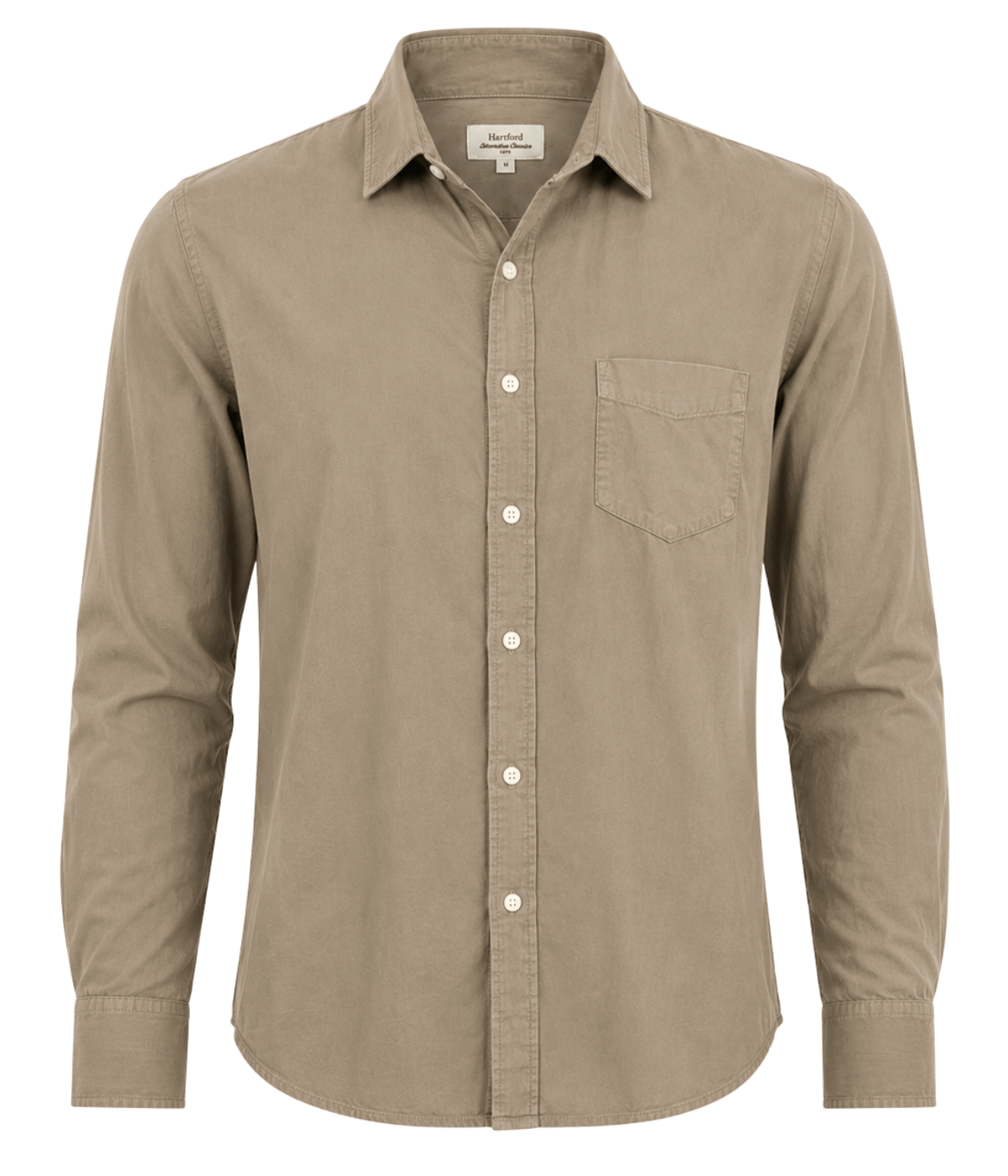 Paul Pat 01 Woven Shirt in Khaki