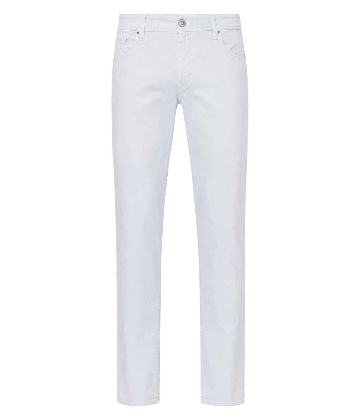 Jacob Cohen Bard Slim Fit Pant 5 PKT in X75 Azure Suede Patch - Front shot