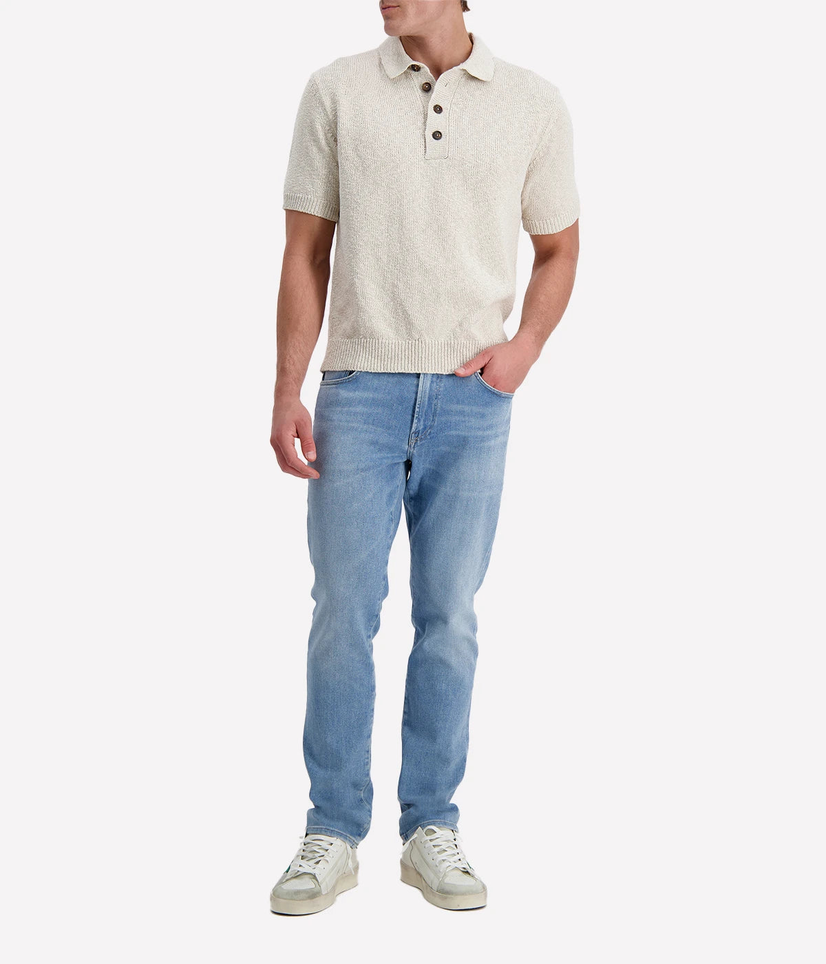 Mens Polo in Sabbia