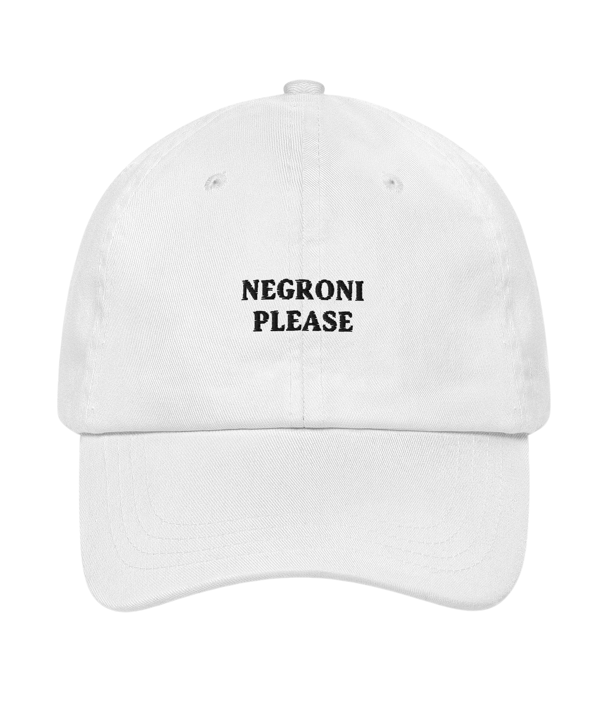 Negroni Please Cap in White