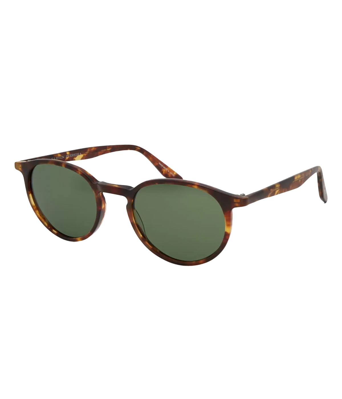 Norton Sunglasses in Chestnut & Bottle Green