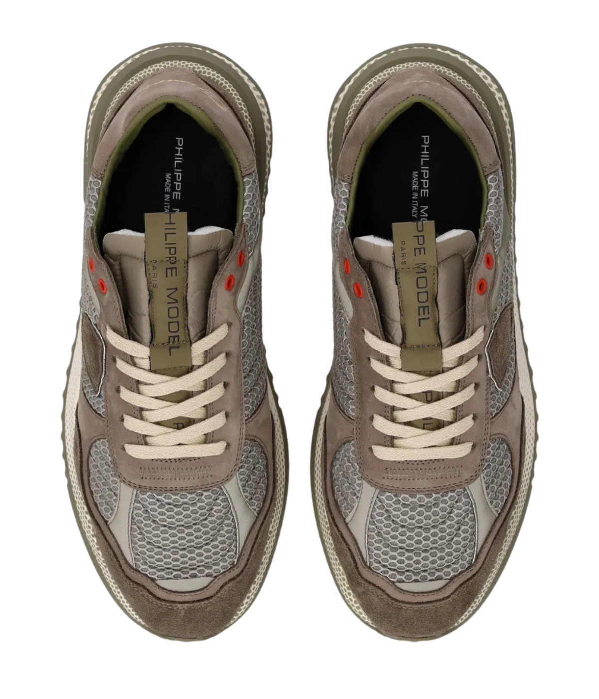 Olympique Low Man in Nubuck Resau Pop & Mud Militaire