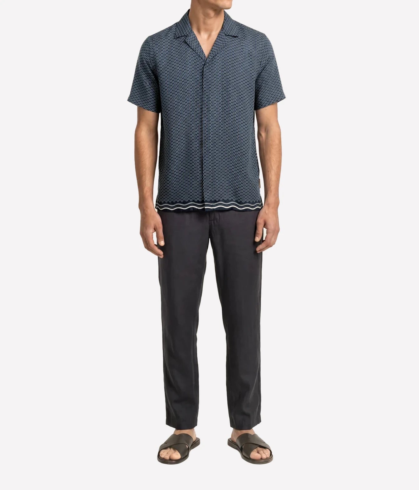 Maitan Silk Ocra in Night Iris