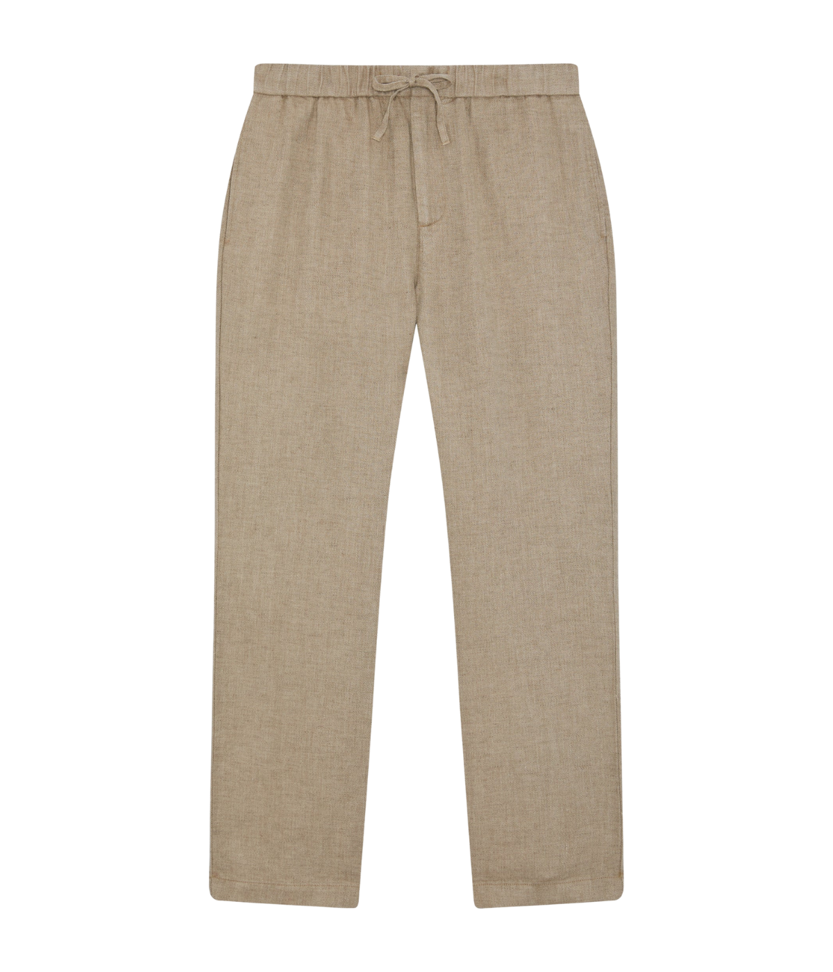 Oscar Linen Chinos in Khaki