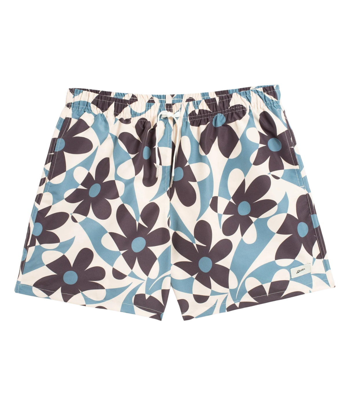 Stripe Swim Trunk in Pale Blue