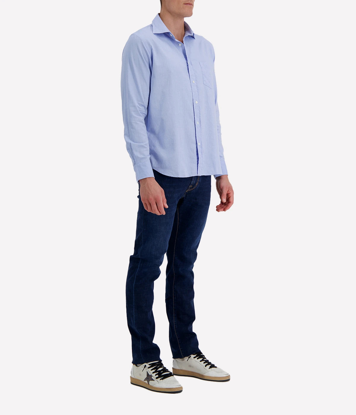 Paul 05 Woven Shirt in Blue