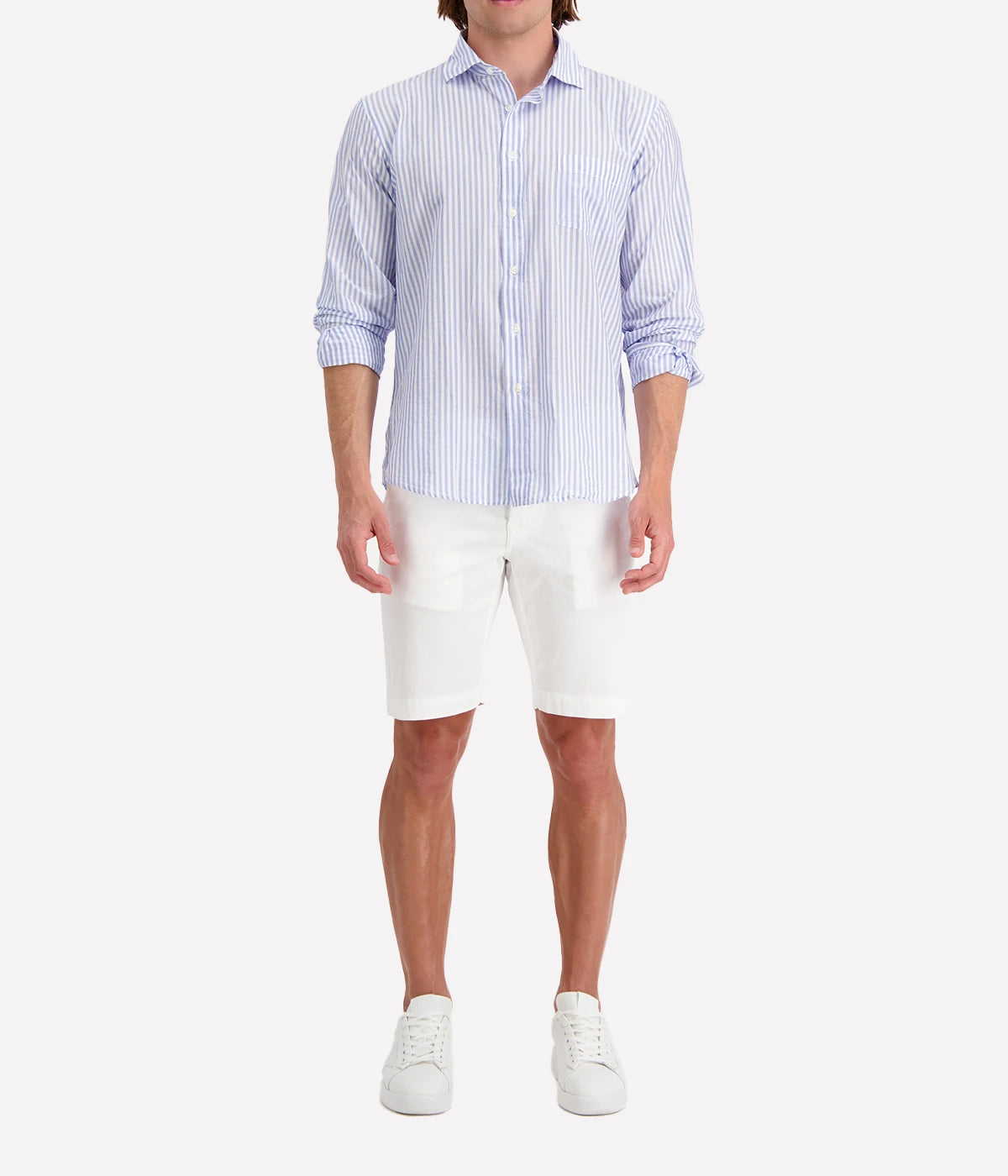 Paul Woven Shirt in Sky