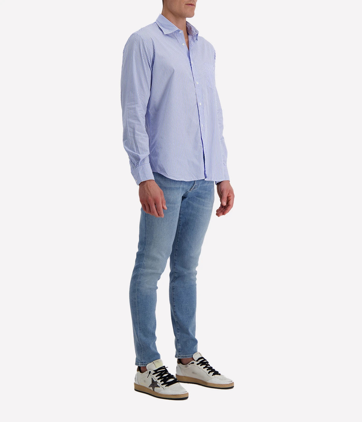 Paul 06 Woven Shirt in Sky Blue