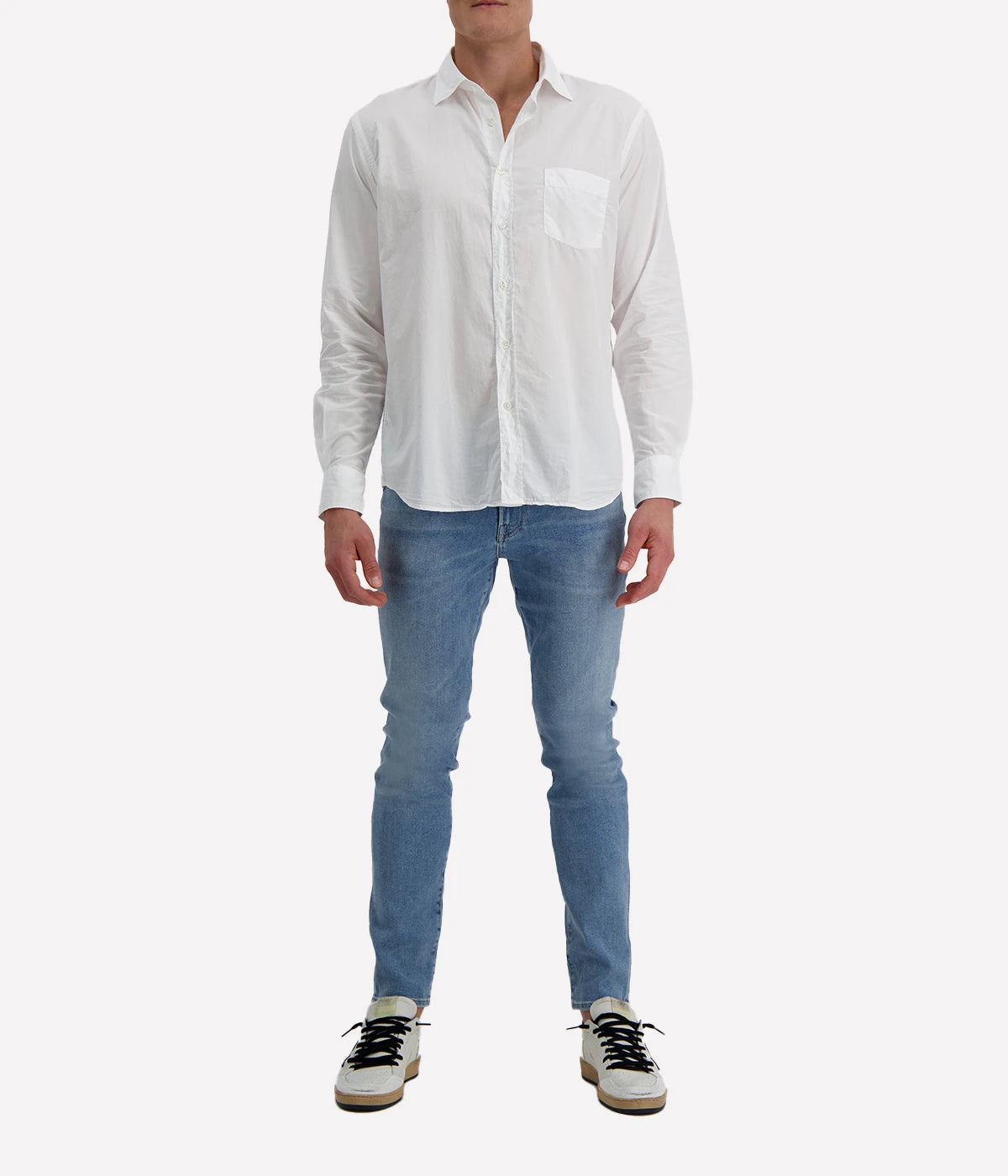 Paul Pat 01 Woven Shirt in White