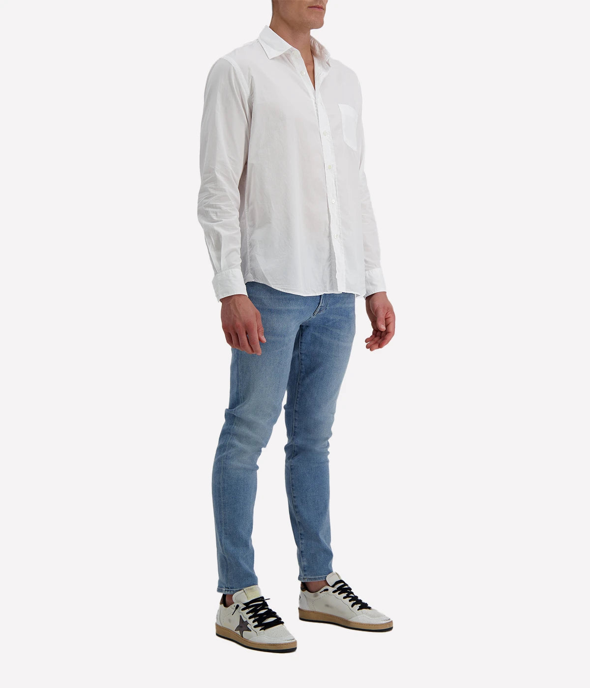 Paul Pat 01 Woven Shirt in White