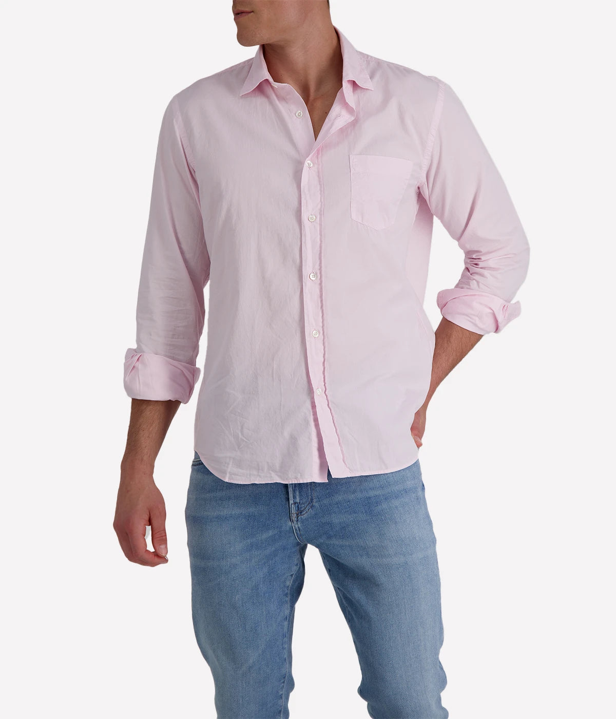 Paul Pat 01 Woven Shirt in Blush