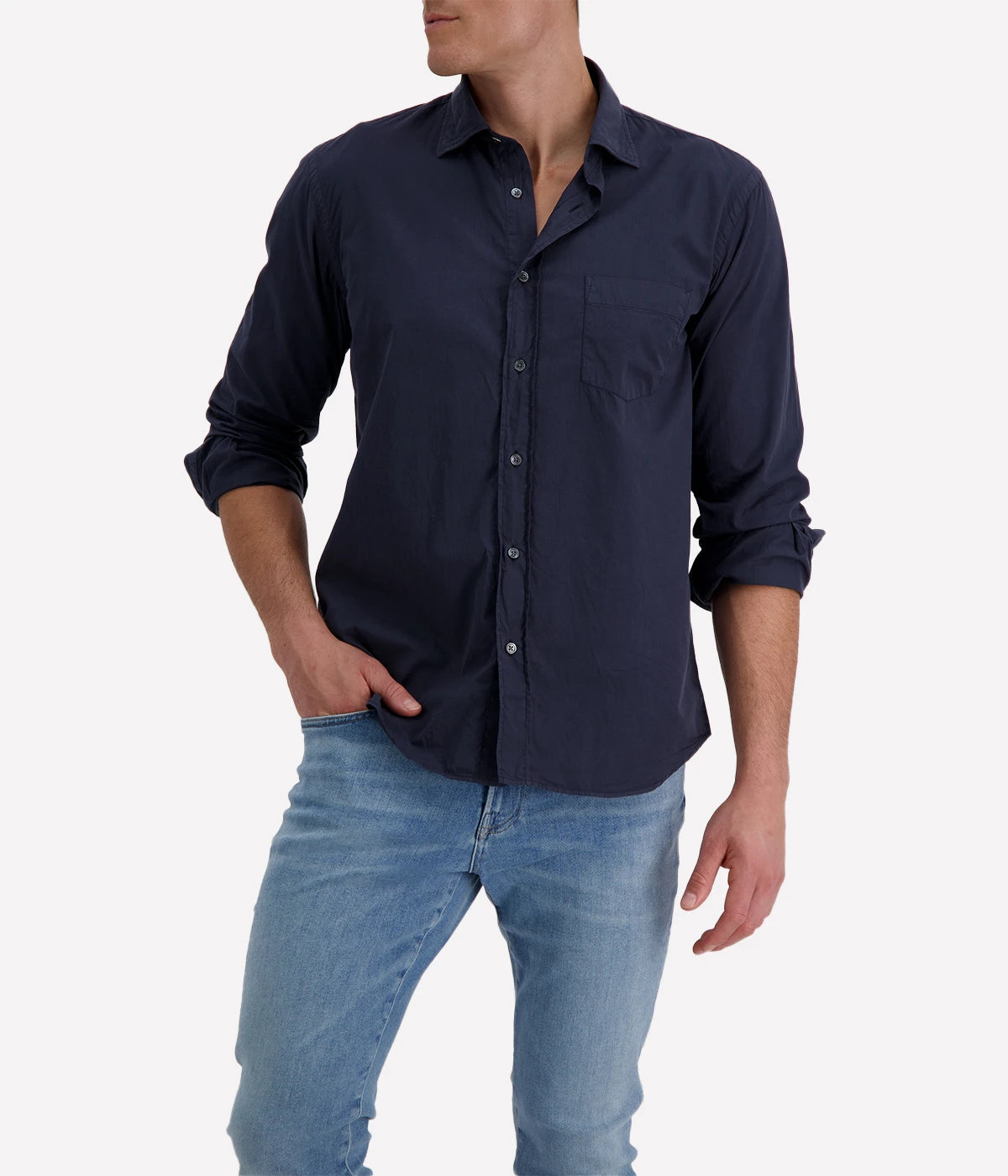 Paul Pat 01 Woven Shirt in Carbon