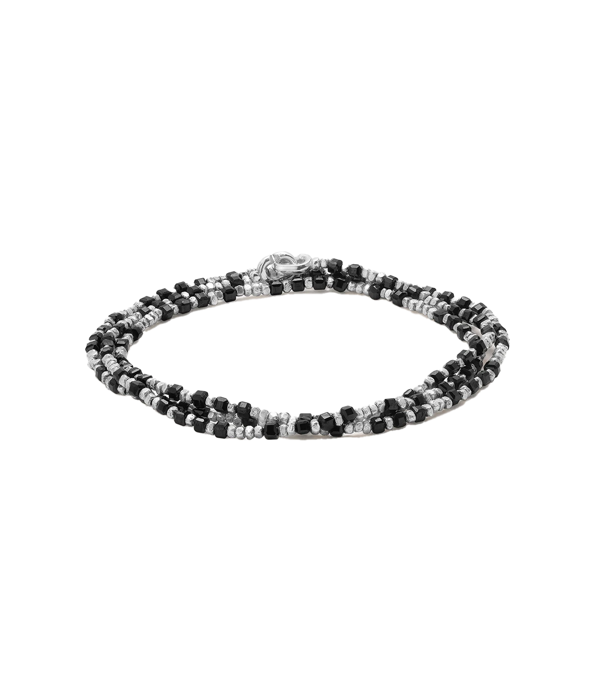 Percep Wrap Bracelet in Black Onyx
