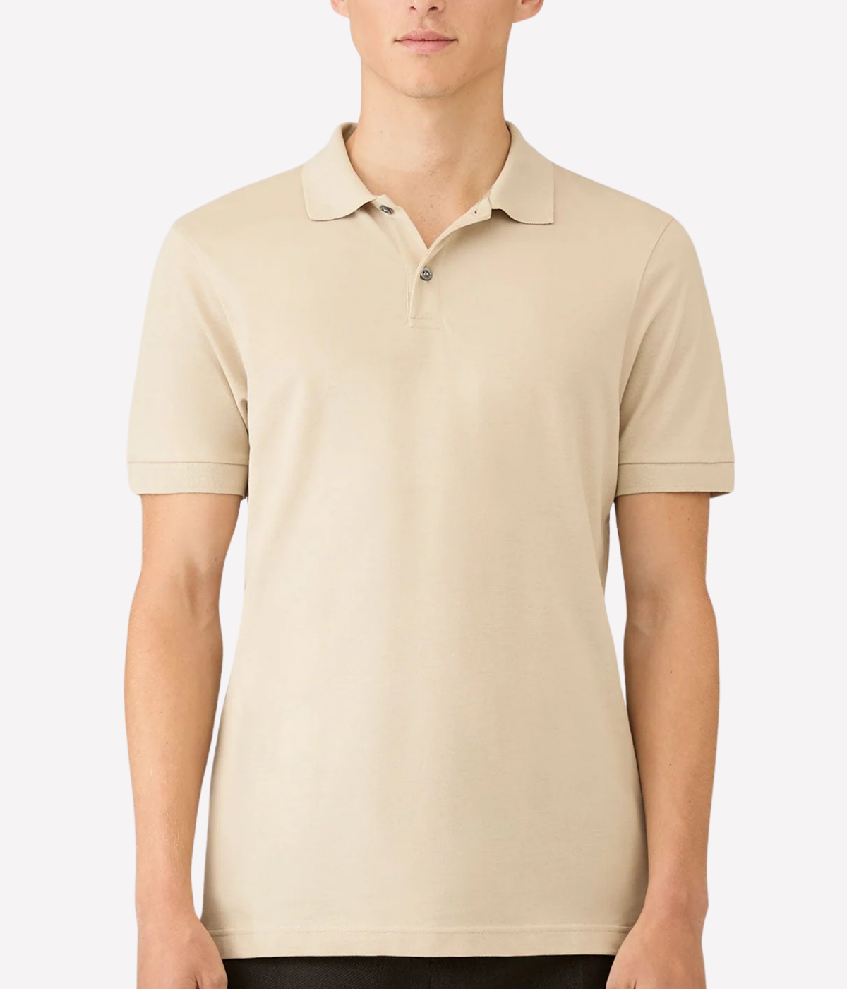 Pique Polo Shirt in Hazelwood
