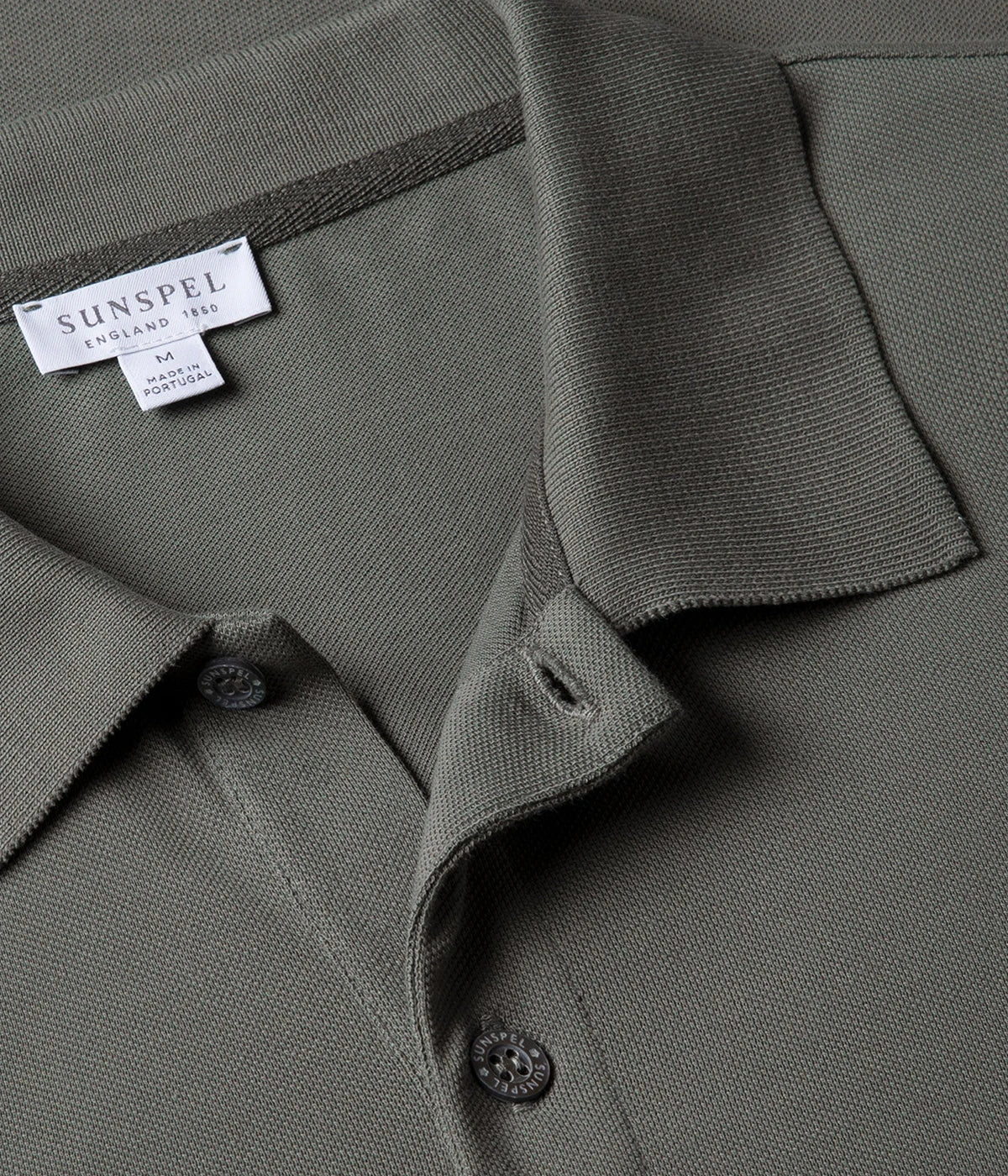Pique Polo Shirt in Dusk Green