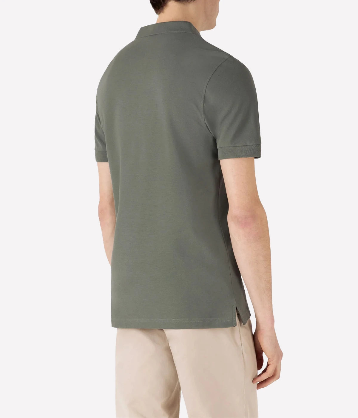 Pique Polo Shirt in Dusk Green
