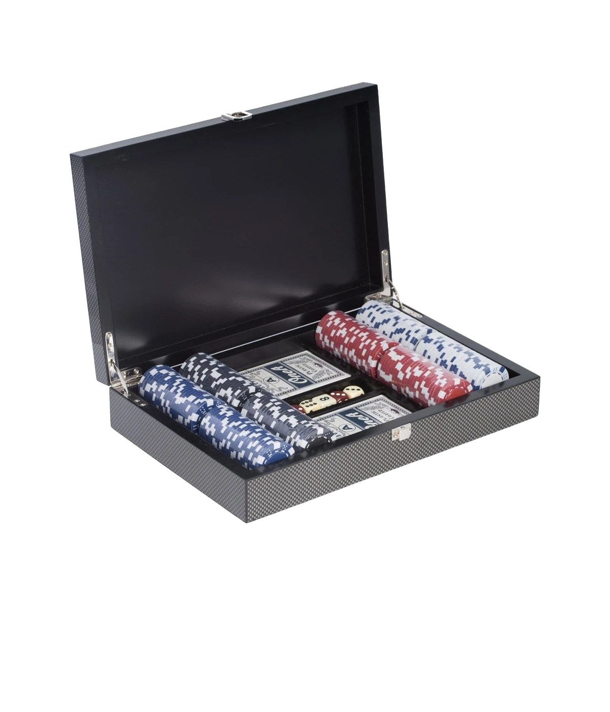 Poker Set in Carbon Fiber