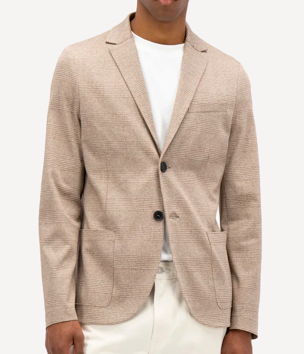 *FINAL SALE* Prince of Wales Blazer in Beige