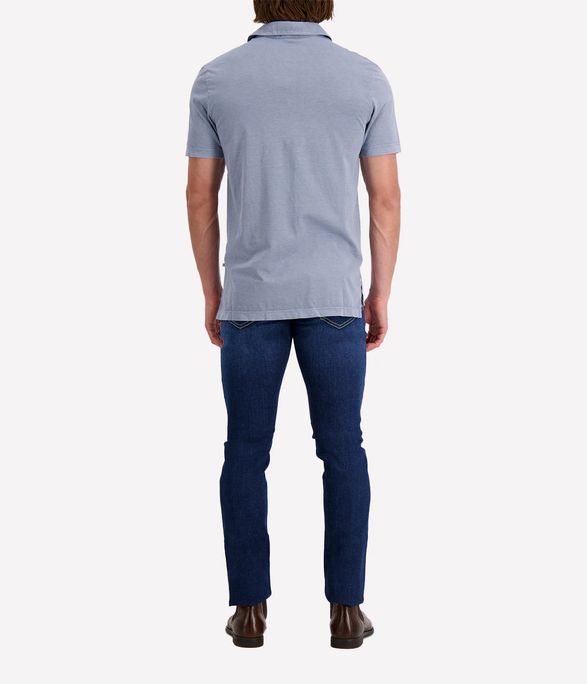 Revised Standard Polo in Bluestone Pigment