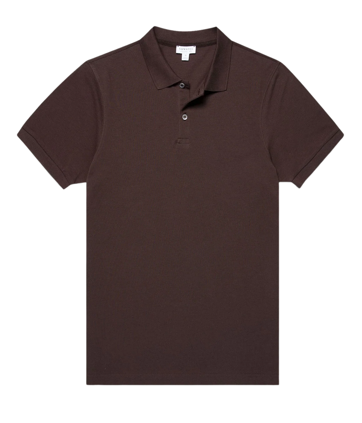 Riviera Polo Shirt in Dark Chocolate