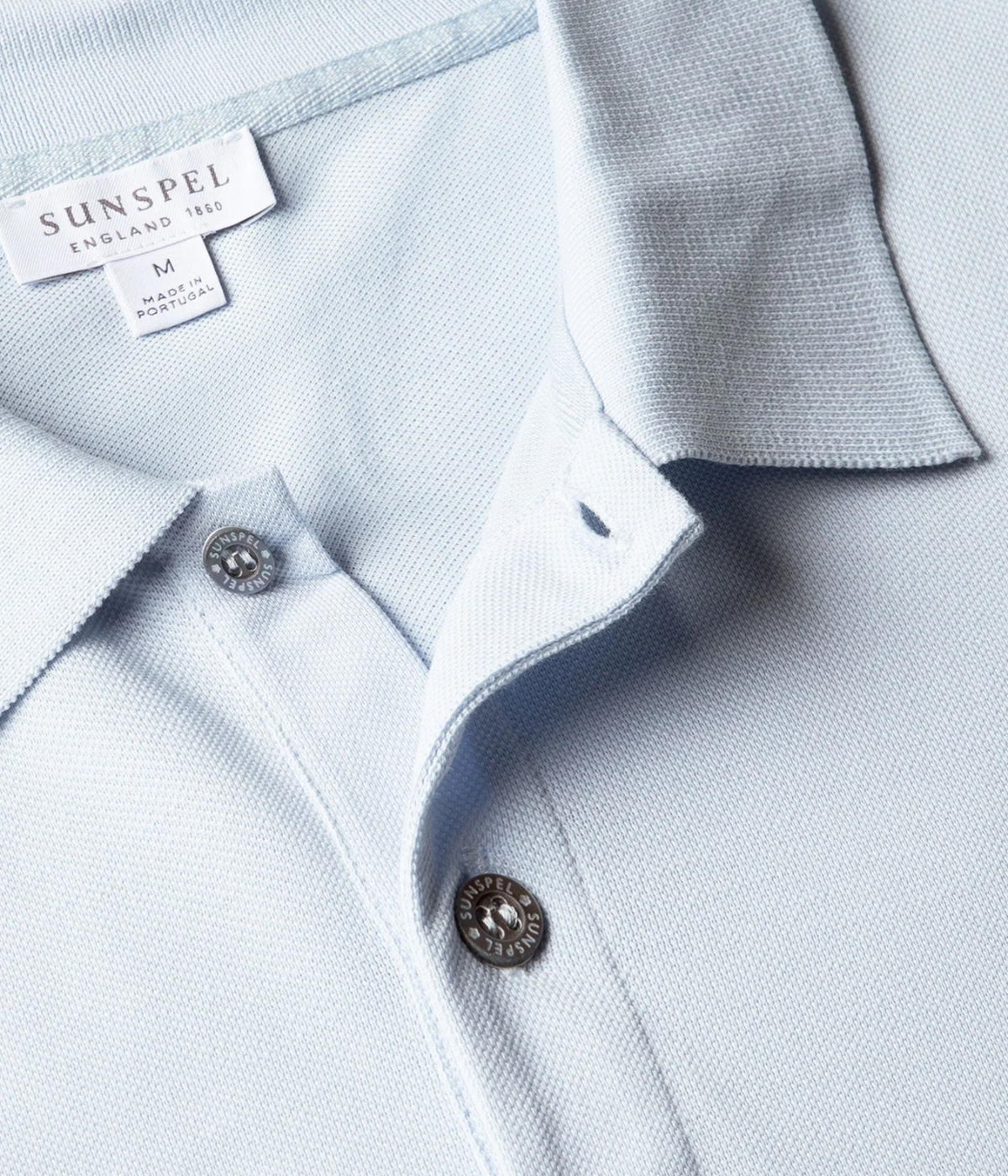 Riviera Polo Shirt in Pastel Blue