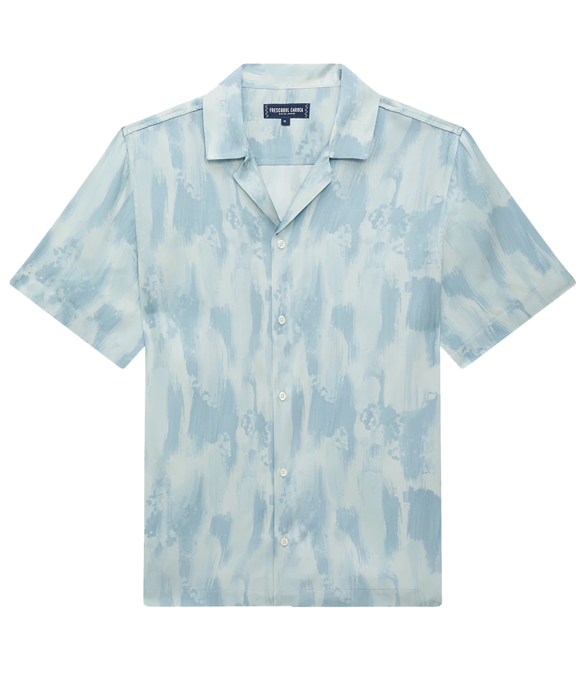 Roberto Seascape Print Silk Shirt