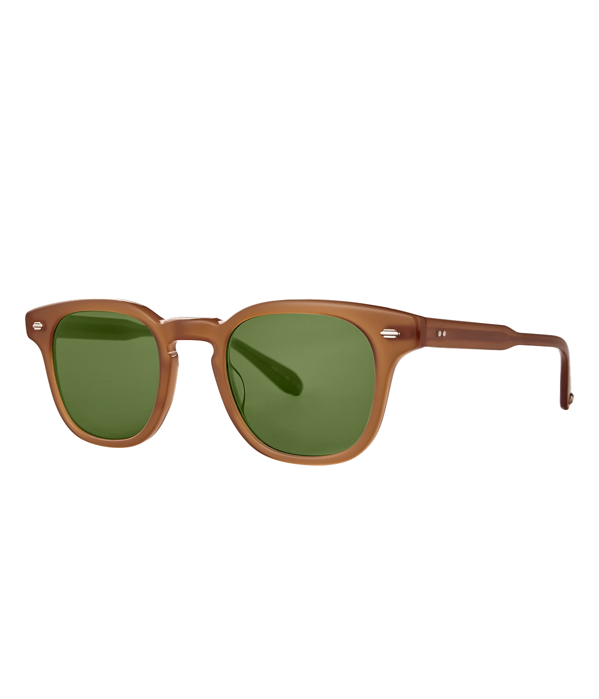 Compact square frame with thicker acetate, custom Braid filigree core wire, and Skyline plaque. Hand-finished with a keyhole nose bridge and 100% UV protection. Stylish and functional, inspired by 50s eyewear.