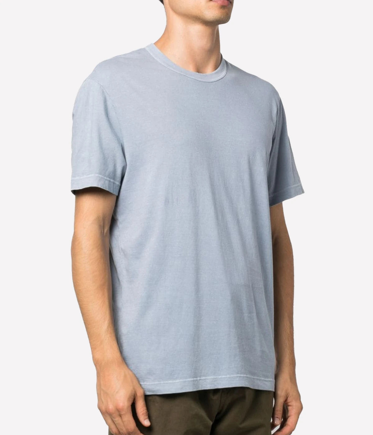 Short Sleeve Crew in Bluestone Pigment