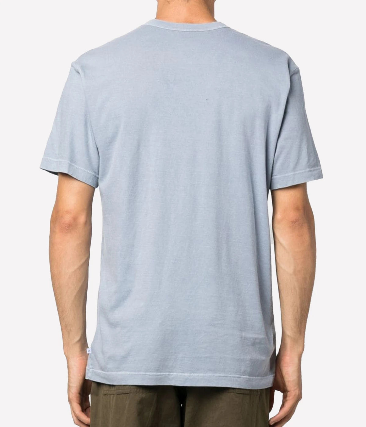 Short Sleeve Crew in Bluestone Pigment