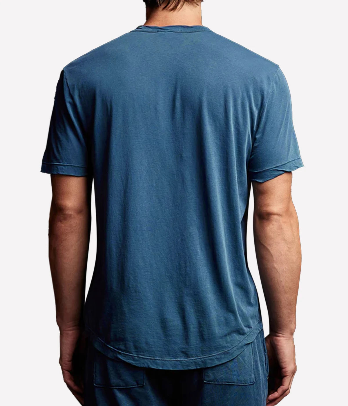 Short Sleeve Crew in Lake Pigment