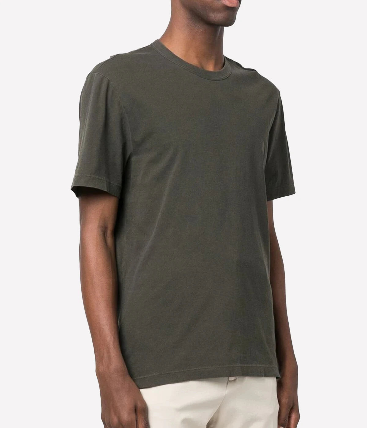 Short Sleeve Crew in Platoon Pigment