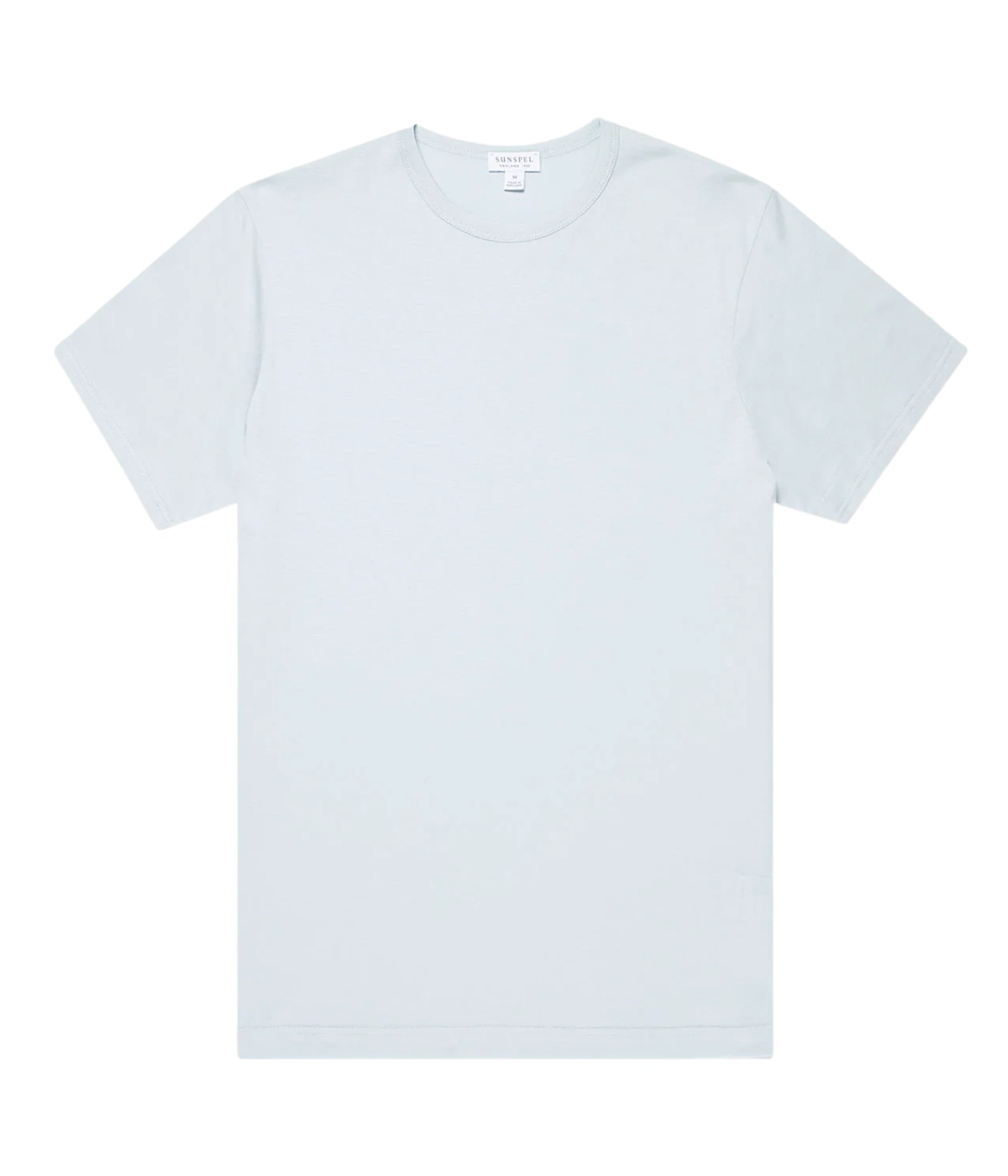 Short Sleeve Crew Neck T-Shirt in Frost Blue