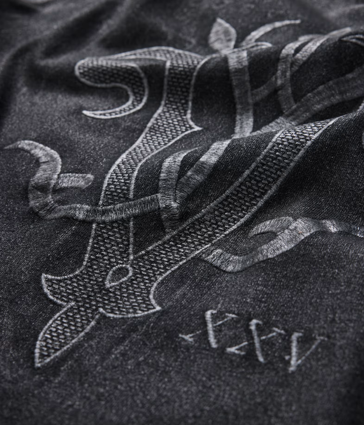 Short Sleeve Crew Tee 25th Anniversary in Black