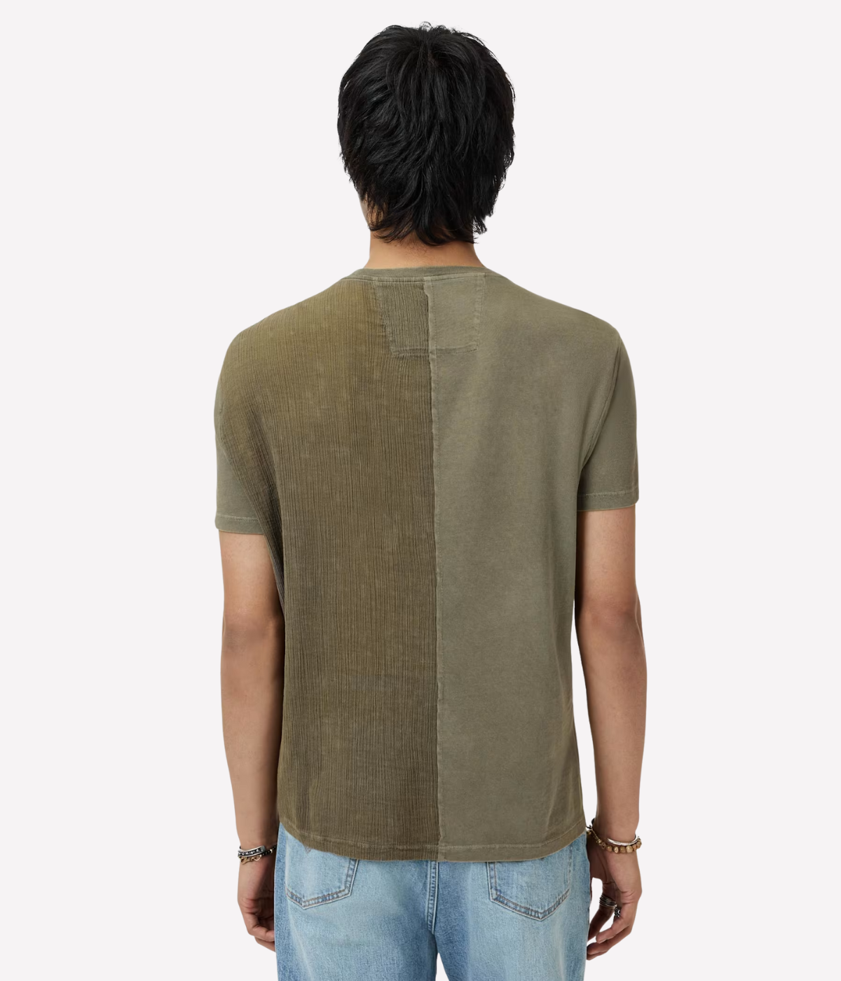Short Sleeve Crew Tee in Lichen Green